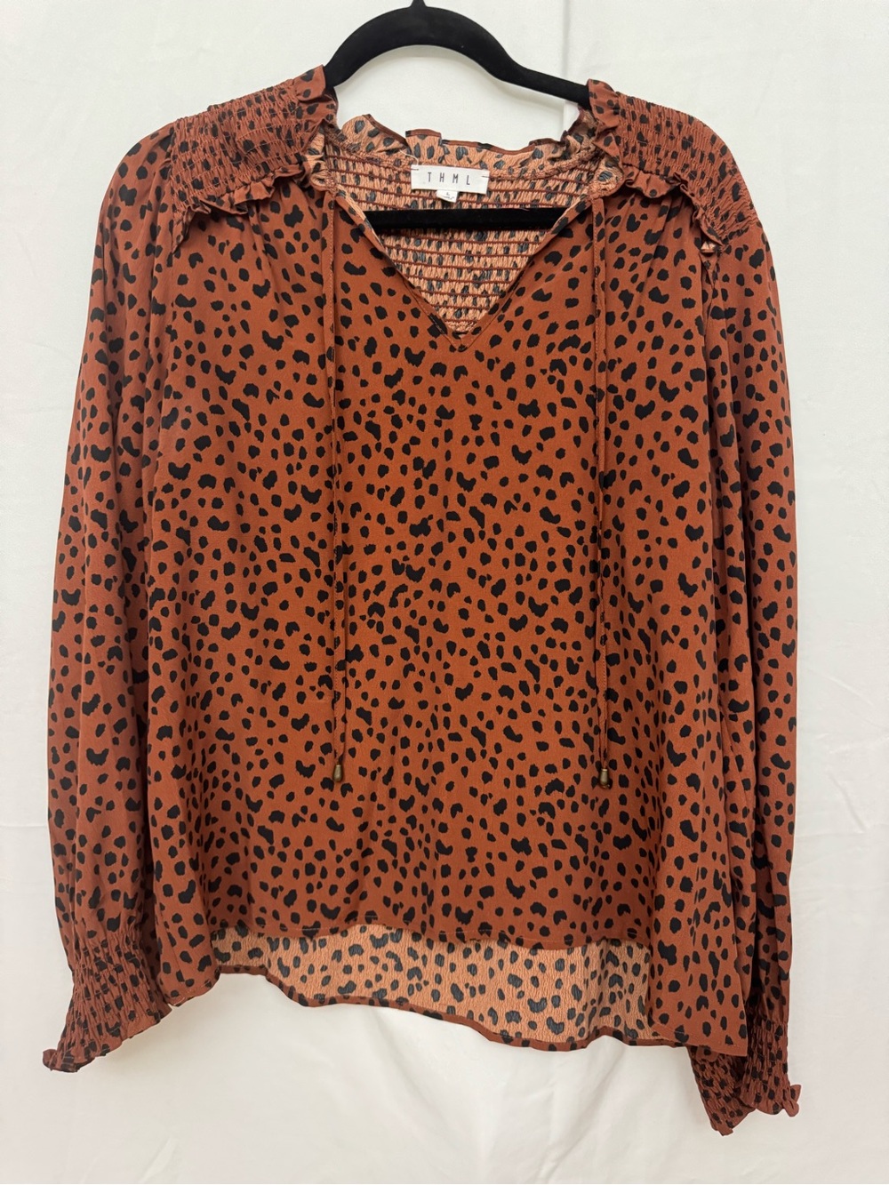 THML Leopard Print Blouse